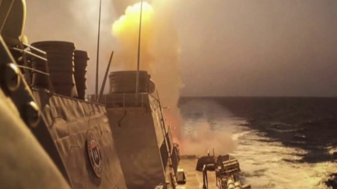 U.S. warship deflects Houthi drone attacks in the Red Sea U.S. warship deflects Houthi drone attacks in the Red Sea