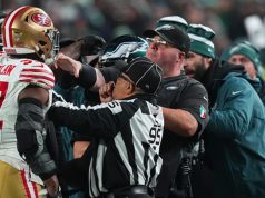 NFL punishes Eagles head of security after sideline scuffle, more expected to come NFL punishes Eagles head of security after sideline scuffle, more expected to come