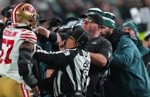 NFL punishes Eagles head of security after sideline scuffle, more expected to come NFL punishes Eagles head of security after sideline scuffle, more expected to come