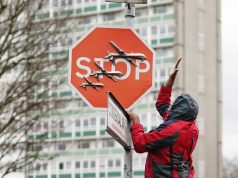 Suspect Arrested In Alleged Theft Of A Banksy Stop Sign Decorated With Military Drones Suspect Arrested In Alleged Theft Of A Banksy Stop Sign Decorated With Military Drones