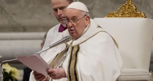 Pope Says ‘Our Hearts Are In Bethlehem’ As He Presides Over The Christmas Eve Mass Pope Says ‘Our Hearts Are In Bethlehem’ As He Presides Over The Christmas Eve Mass