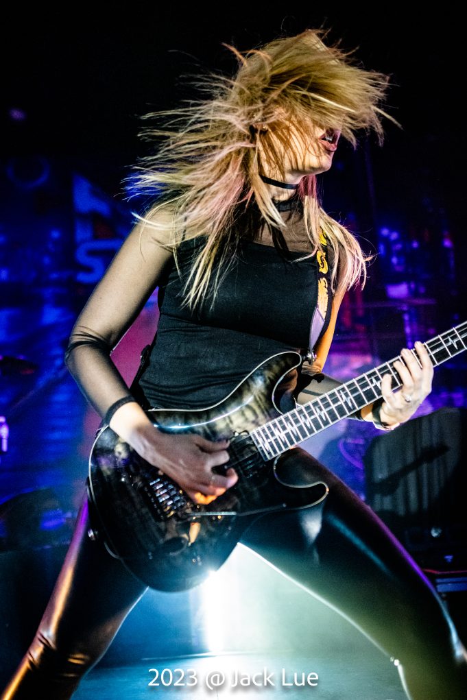 Nita Strauss performed at The Belasco on December 09, 2023. Nita Strauss performed at The Belasco on December 09, 2023.
